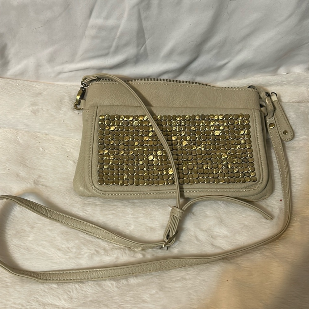 Street Level studded cross body purse